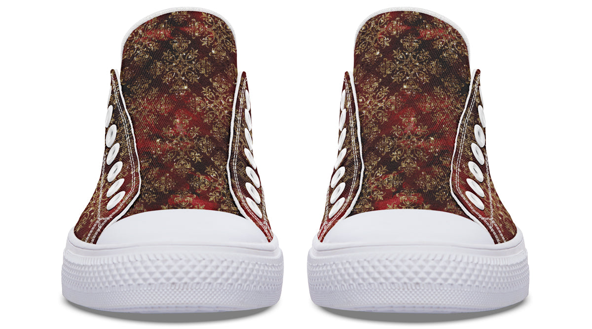 Christmas Wrapping Paper Low Tops (Wide)