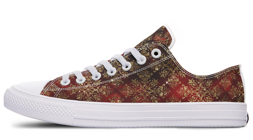 Christmas Wrapping Paper Low Tops (Wide)