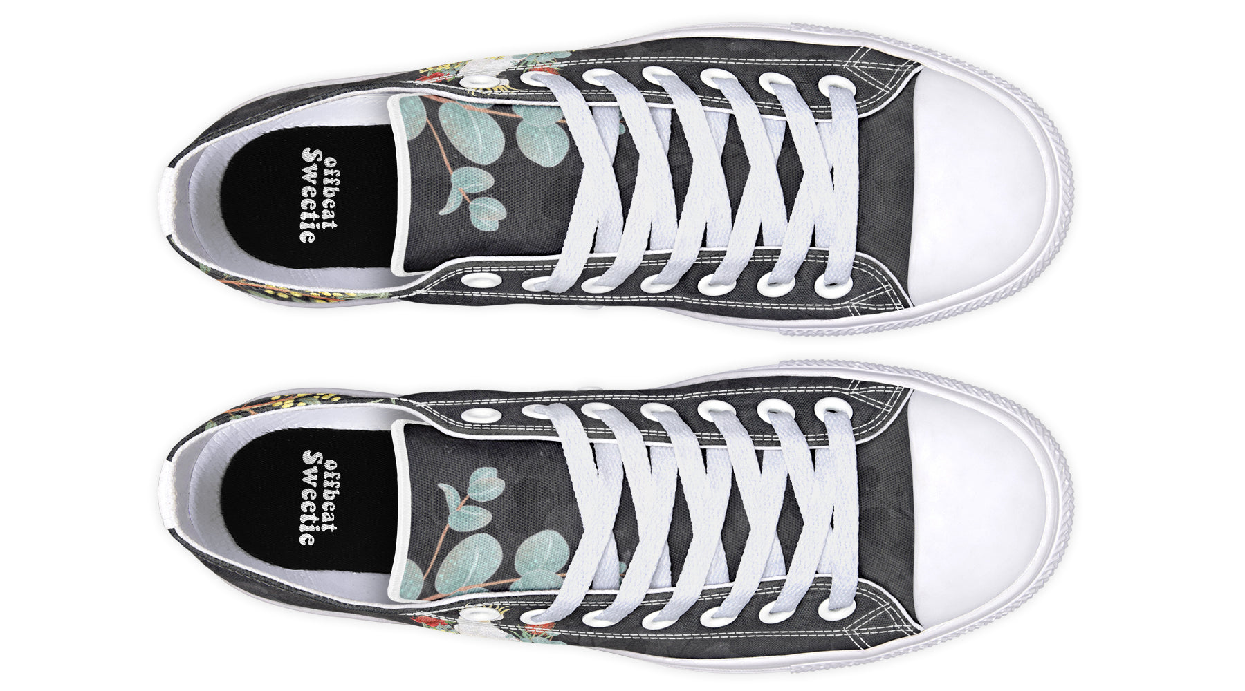 Cockatoo Low Tops - Offbeat Sweetie