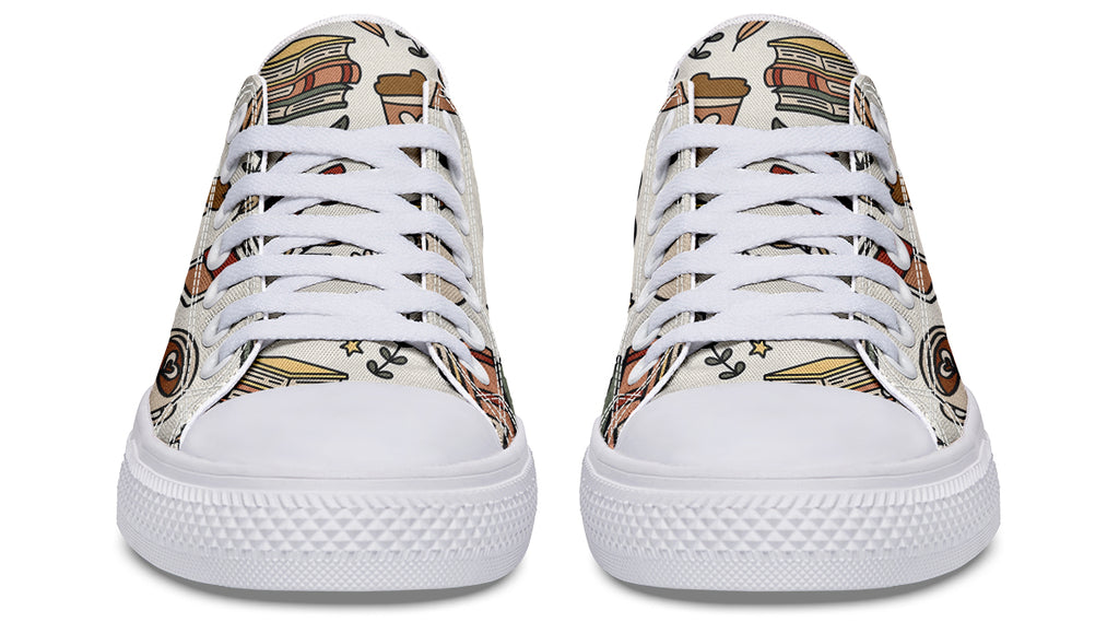 Coffee And Books Low Tops