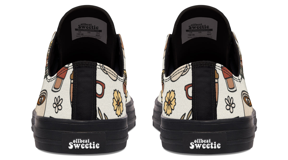 Coffee And Books Low Tops