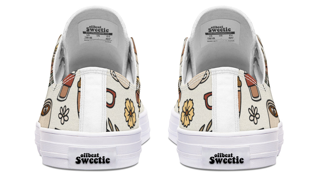 Coffee And Books Low Tops