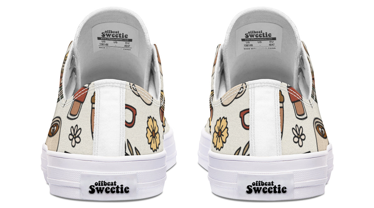 Coffee And Books Low Tops