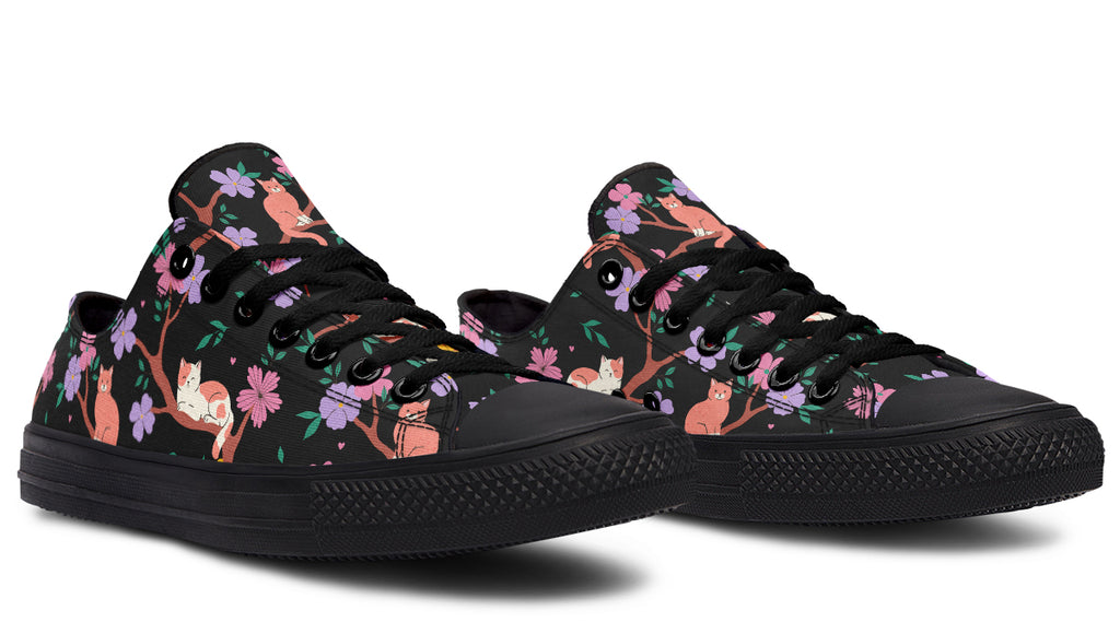 Comfy Cats Low Tops (Wide)