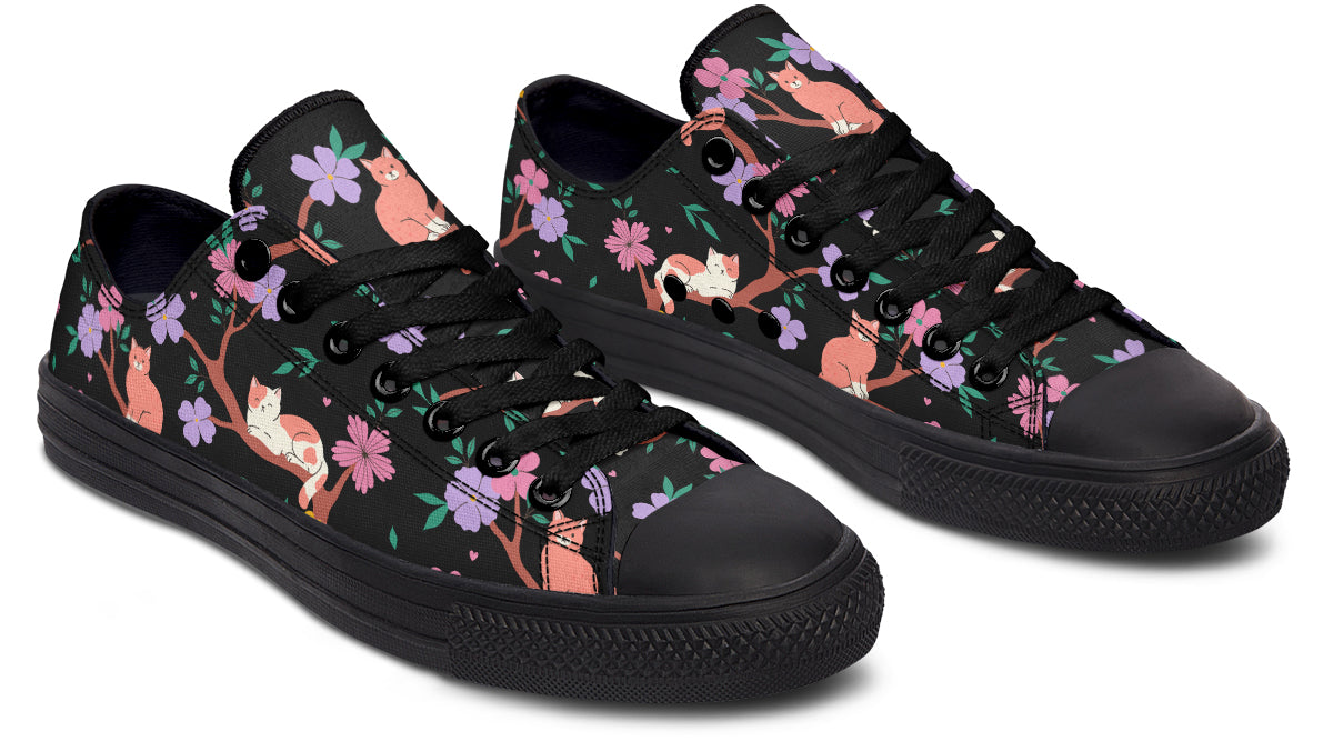 Comfy Cats Low Tops (Wide)