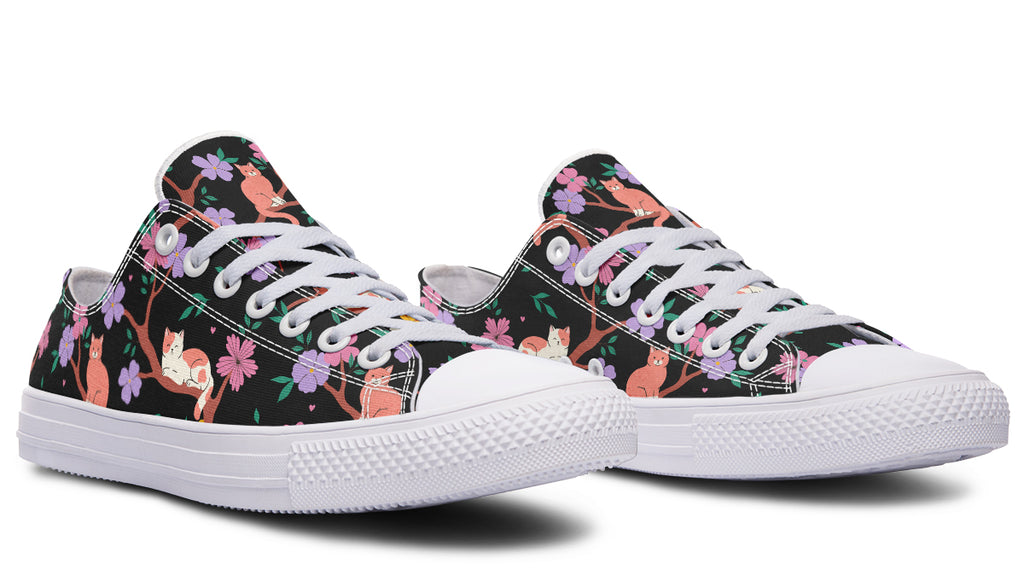 Comfy Cats Low Tops (Wide)