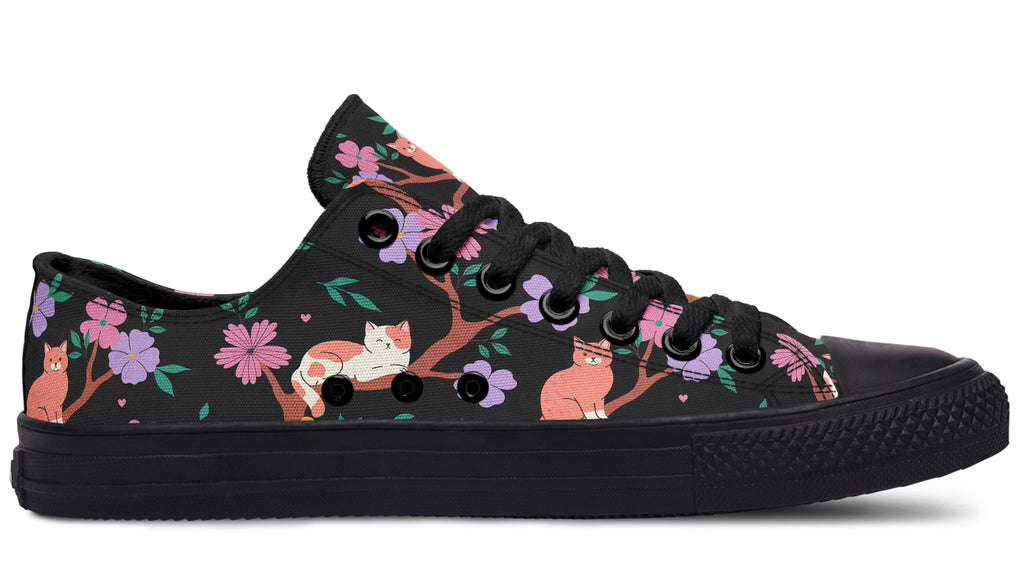 Comfy Cats Low Tops (Wide)