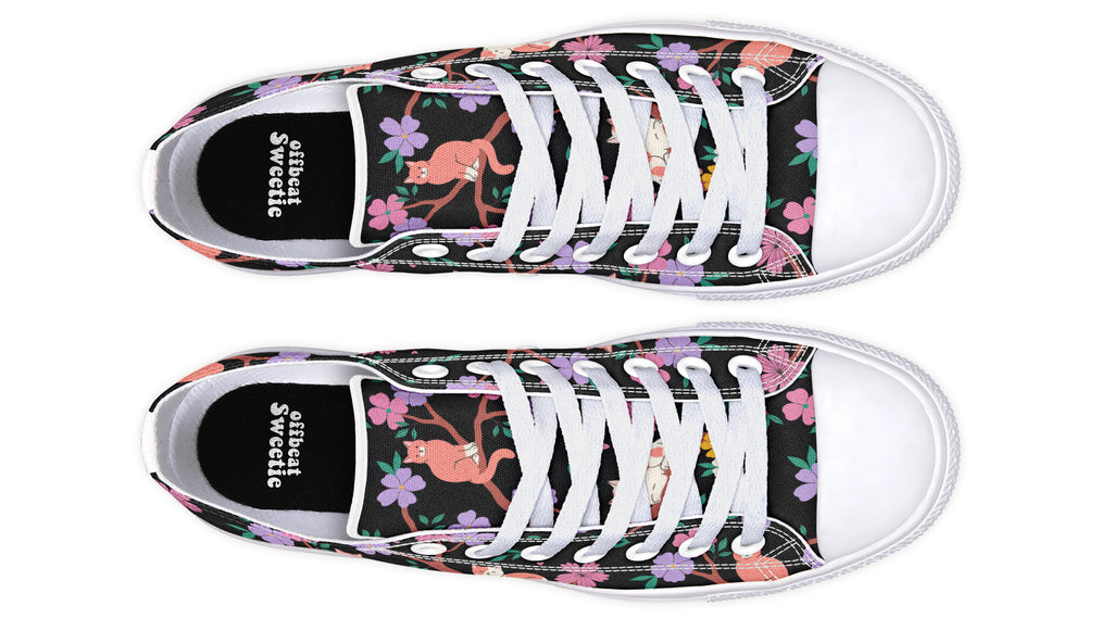 Comfy Cats Low Tops (Wide)