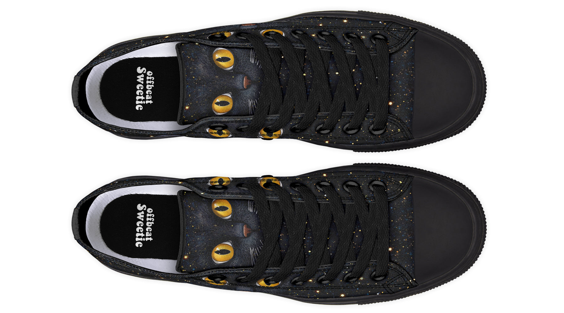Cosmic Cat Eyes Low Tops