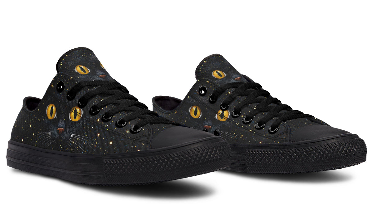 Cosmic Cat Eyes Low Tops (Wide)