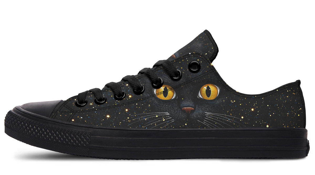 Cosmic Cat Eyes Low Tops (Wide)