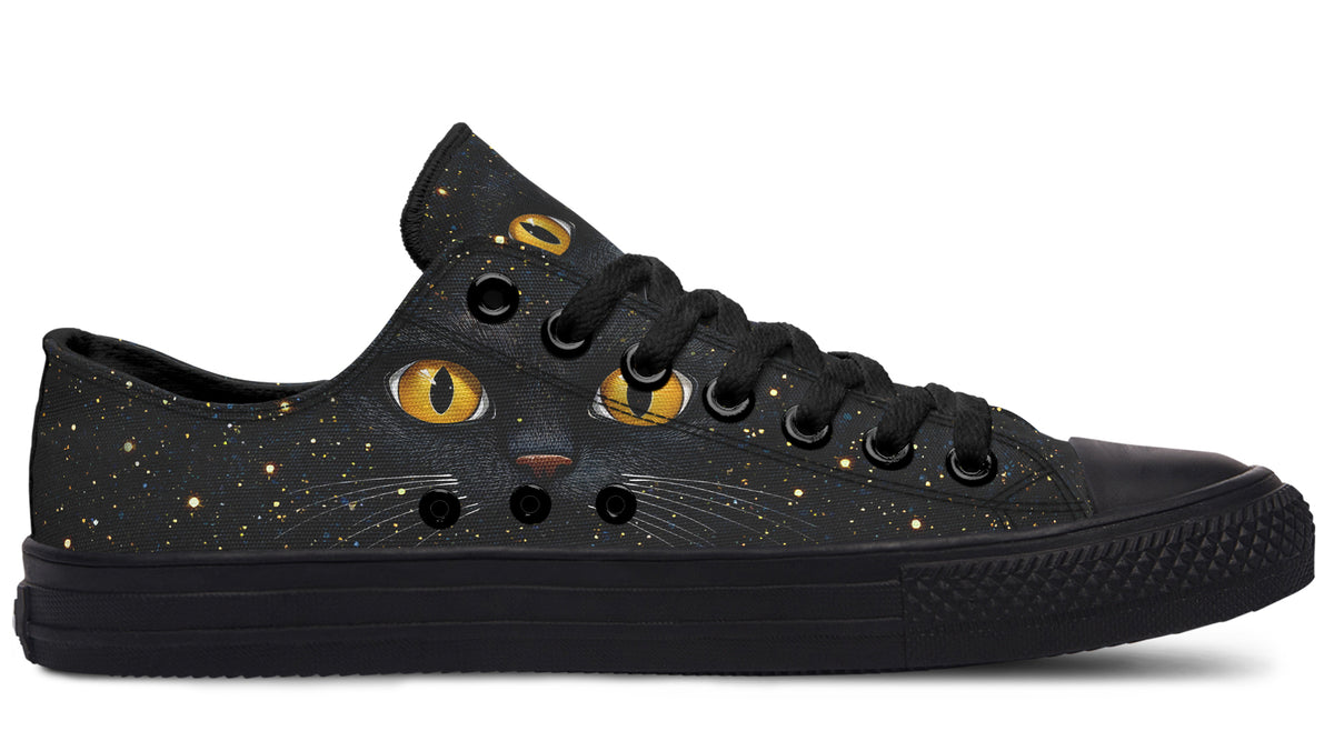 Cosmic Cat Eyes Low Tops (Wide)
