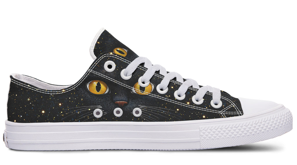 Cosmic Cat Eyes Low Tops (Wide)