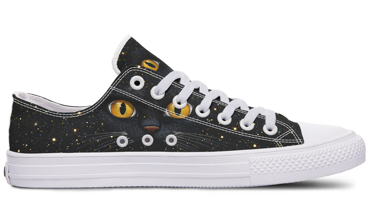 Cosmic Cat Eyes Low Tops (Wide)