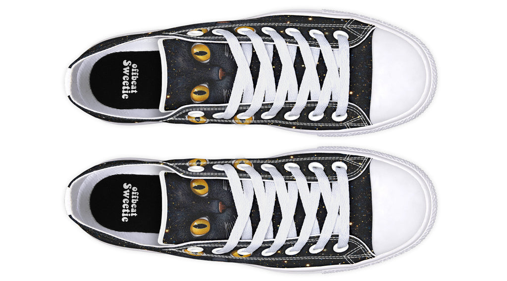 Cosmic Cat Eyes Low Tops (Wide)