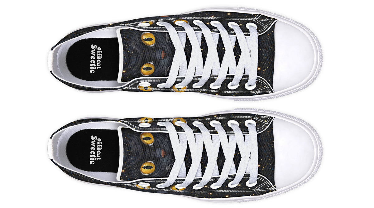 Cosmic Cat Eyes Low Tops (Wide)
