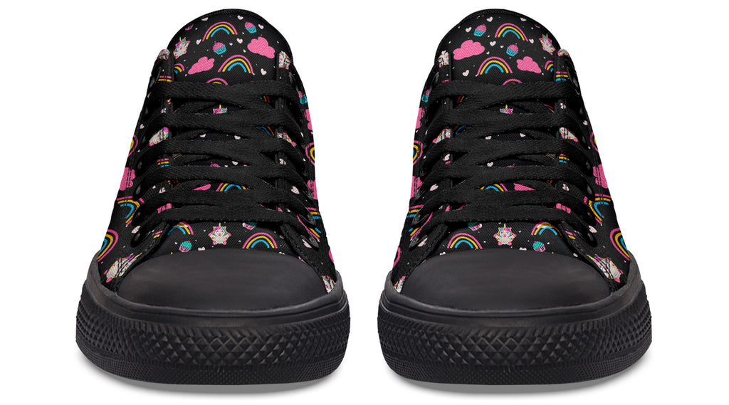 Cutesy Unicorns Low Tops (Wide)