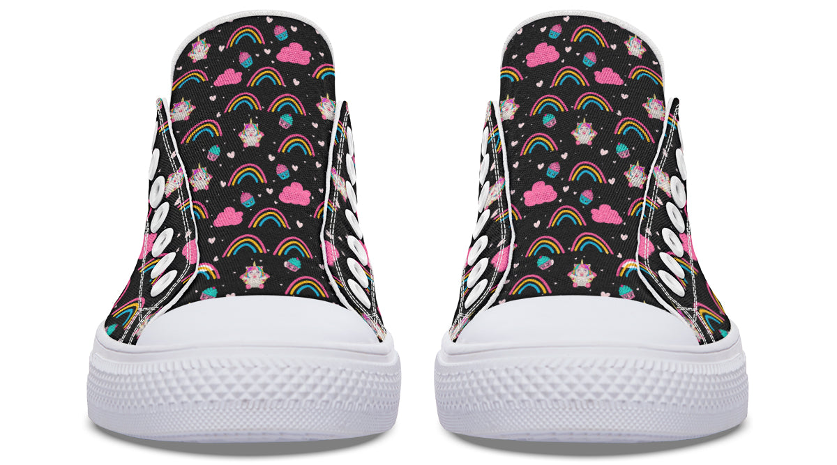 Cutesy Unicorns Low Tops (Wide)