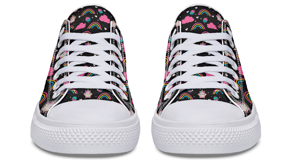 Cutesy Unicorns Low Tops - Offbeat Sweetie