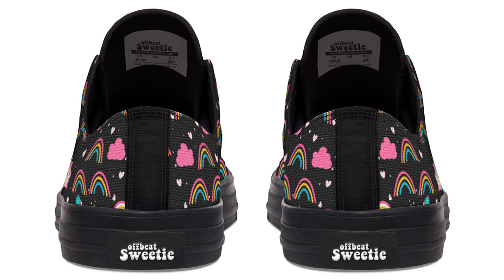 Cutesy Unicorns Low Tops - Offbeat Sweetie