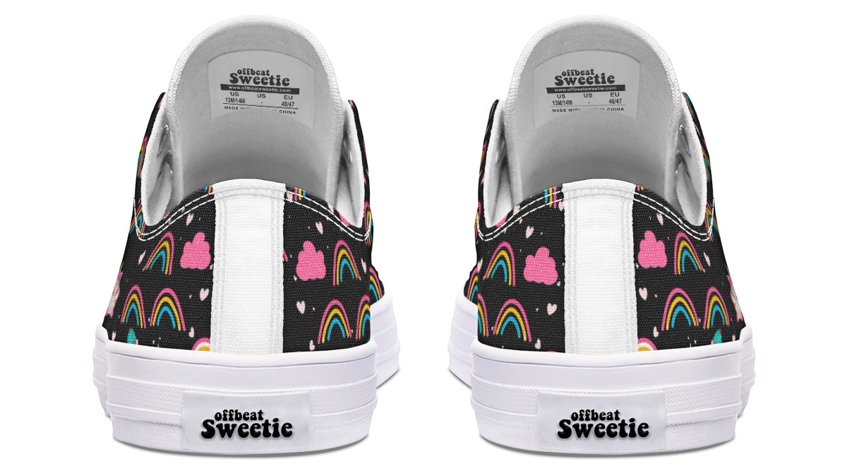 Cutesy Unicorns Low Tops - Offbeat Sweetie