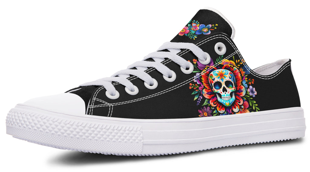 Day of the Dead Low Tops (Wide)