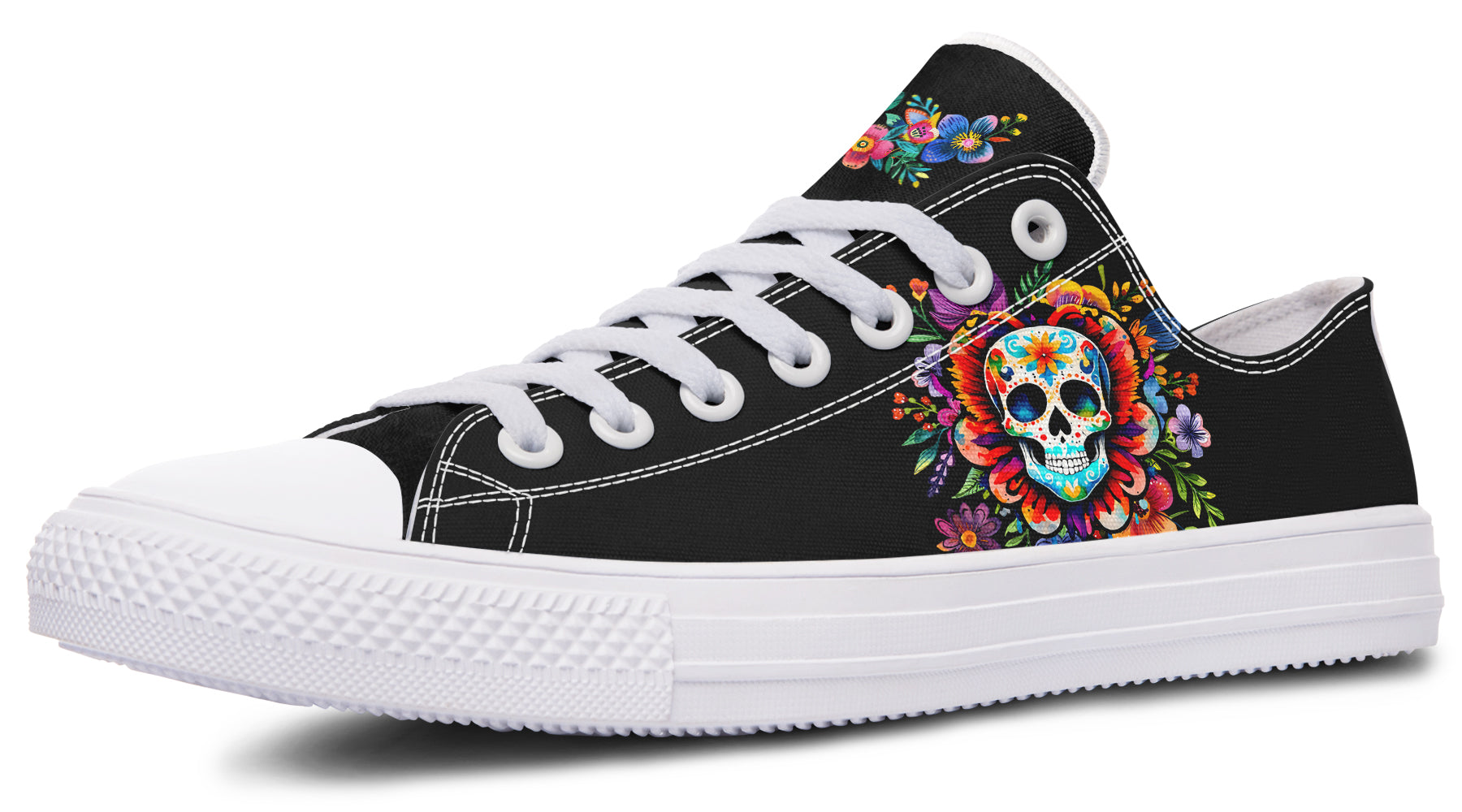 Day of the Dead Low Tops (Wide)