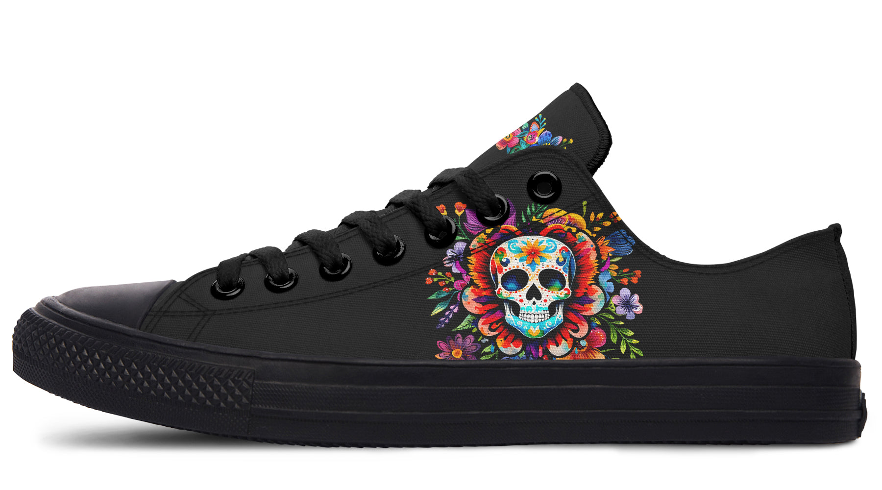 Day of the Dead Low Tops (Wide)