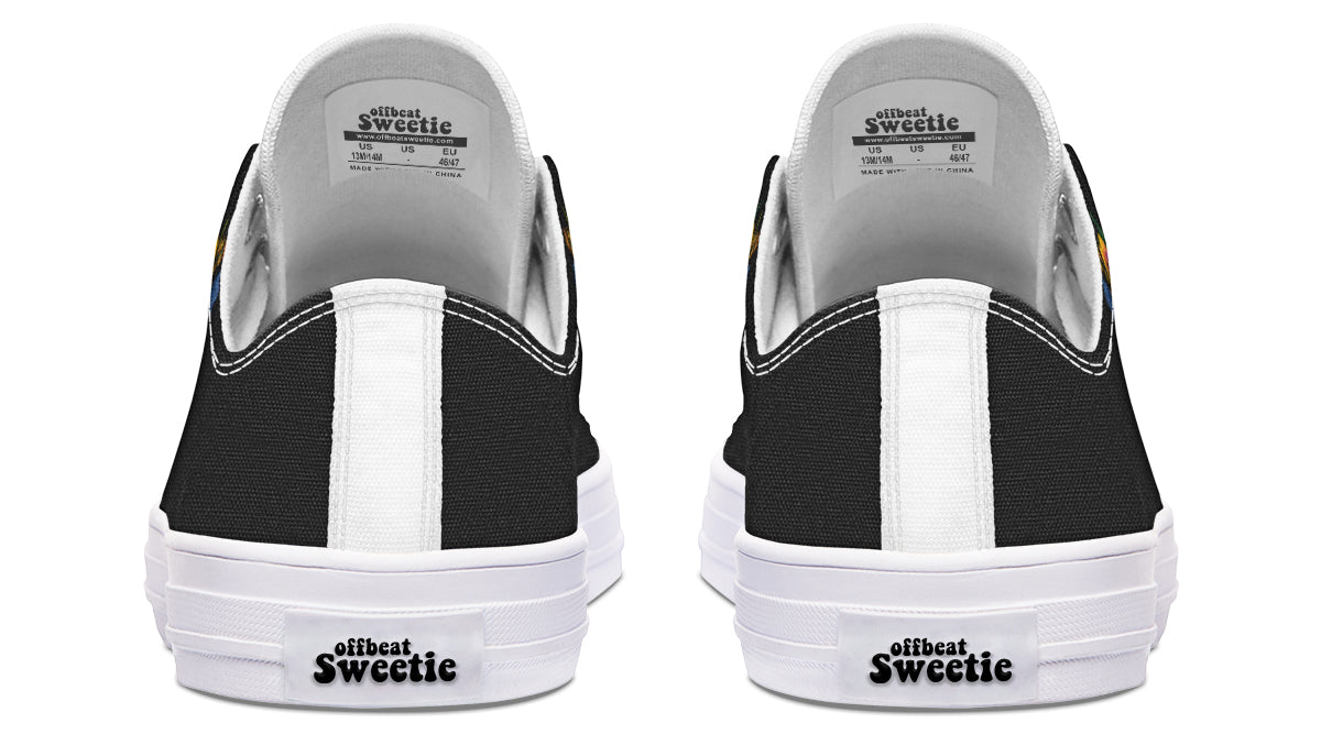 Day of the Dead Low Tops (Wide)