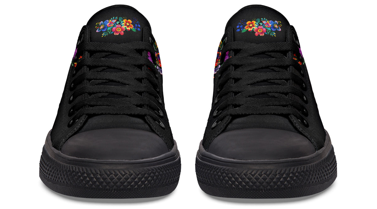 Day of the Dead Low Tops - Offbeat Sweetie