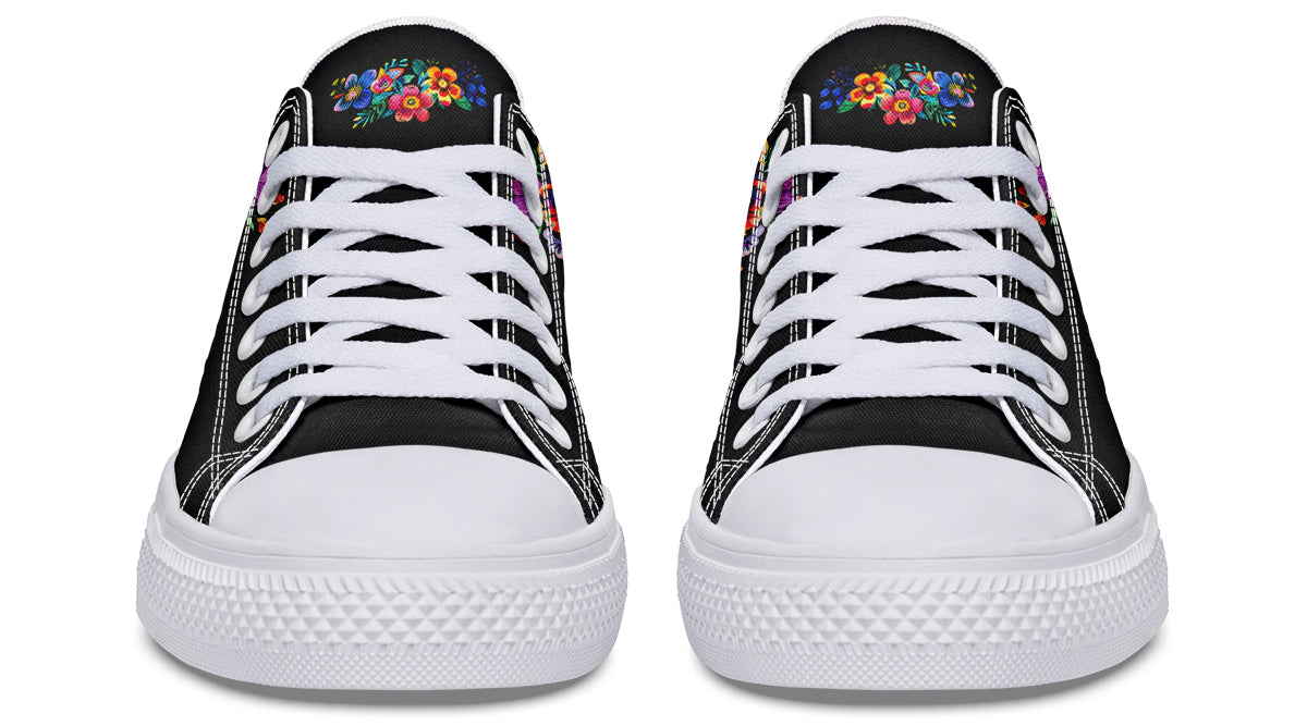 Day of the Dead Low Tops - Offbeat Sweetie