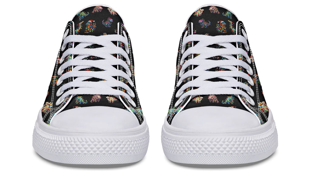 Dinos In Lights Low Tops (Wide)