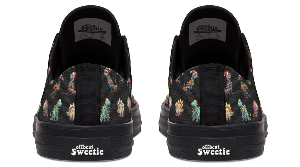 Dinos In Lights Low Tops (Wide)