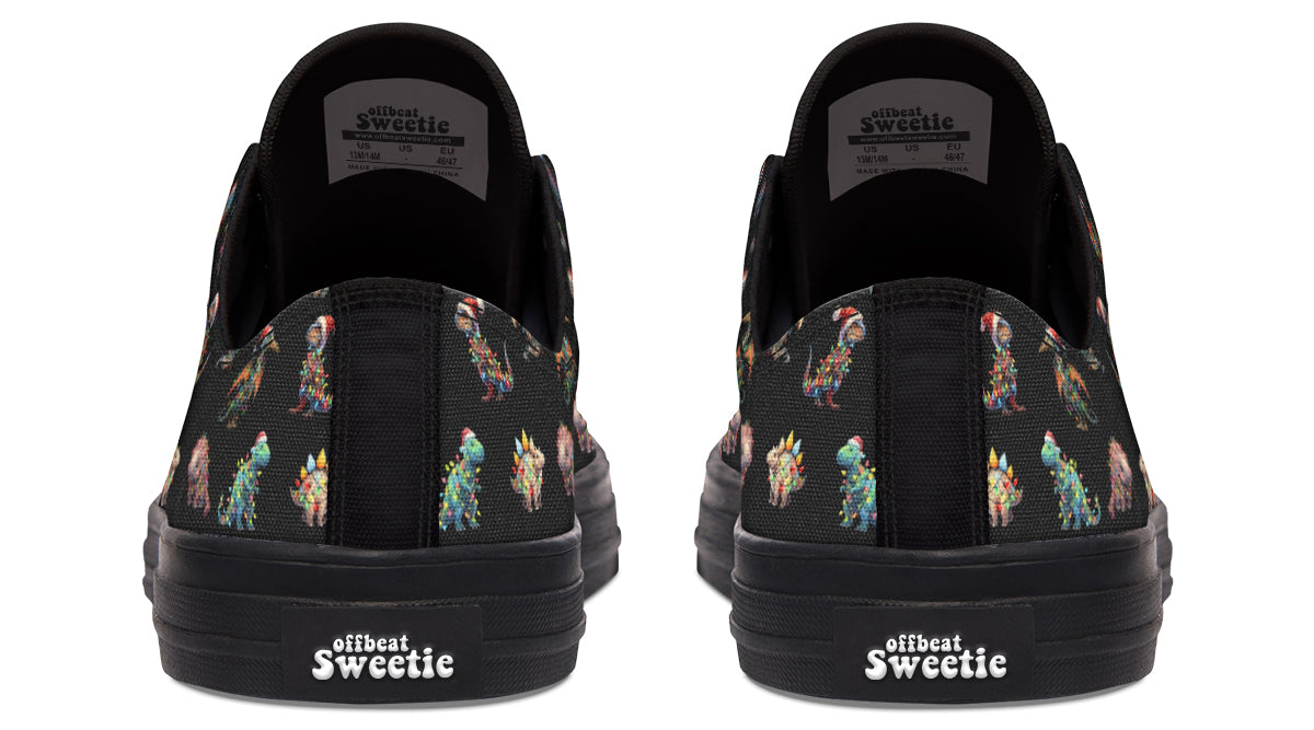 Dinos In Lights Low Tops (Wide)