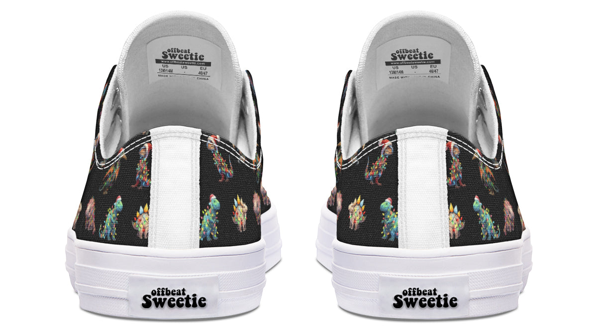 Dinos In Lights Low Tops (Wide)