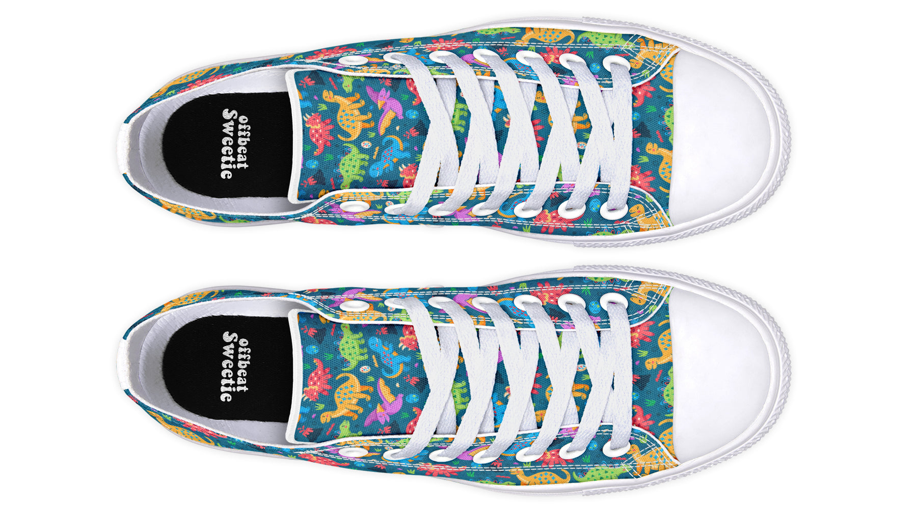 Dinosaur Friends Low Tops (Wide)