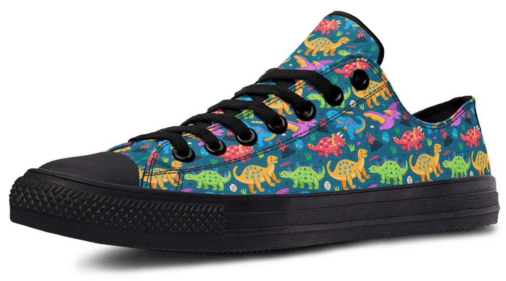 Dinosaur Friends Low Tops - Offbeat Sweetie