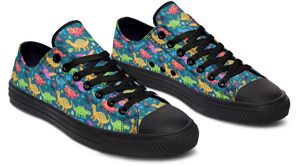 Dinosaur Friends Low Tops - Offbeat Sweetie