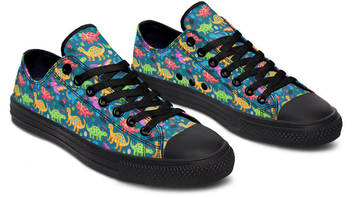Dinosaur Friends Low Tops - Offbeat Sweetie
