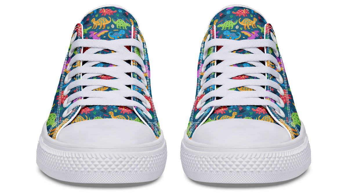 Dinosaur Friends Low Tops - Offbeat Sweetie