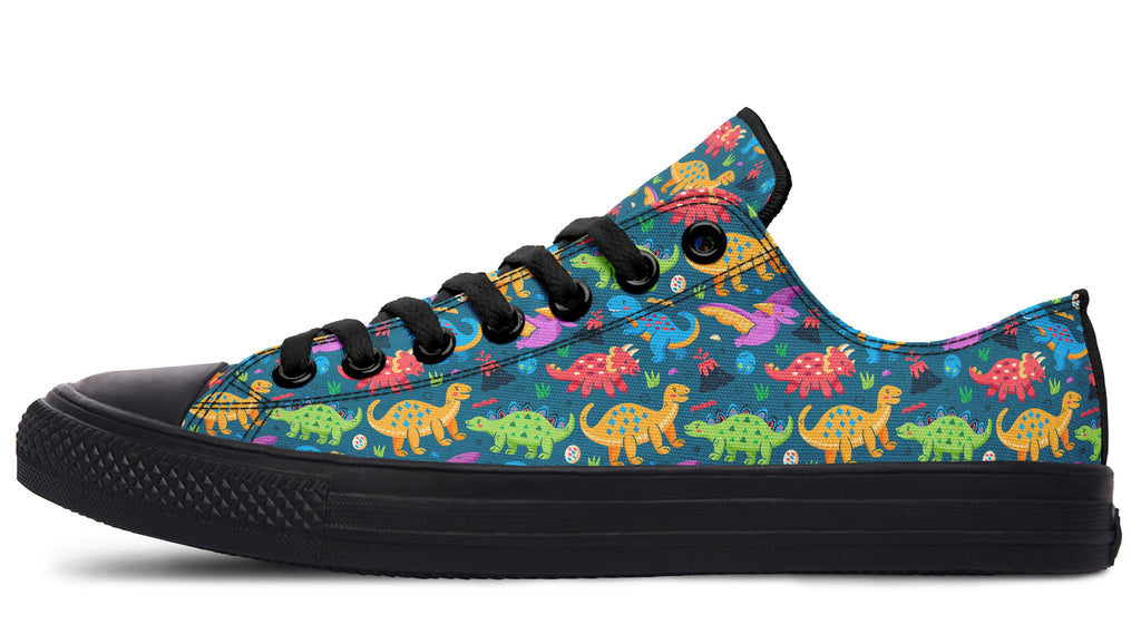 Dinosaur Friends Low Tops - Offbeat Sweetie