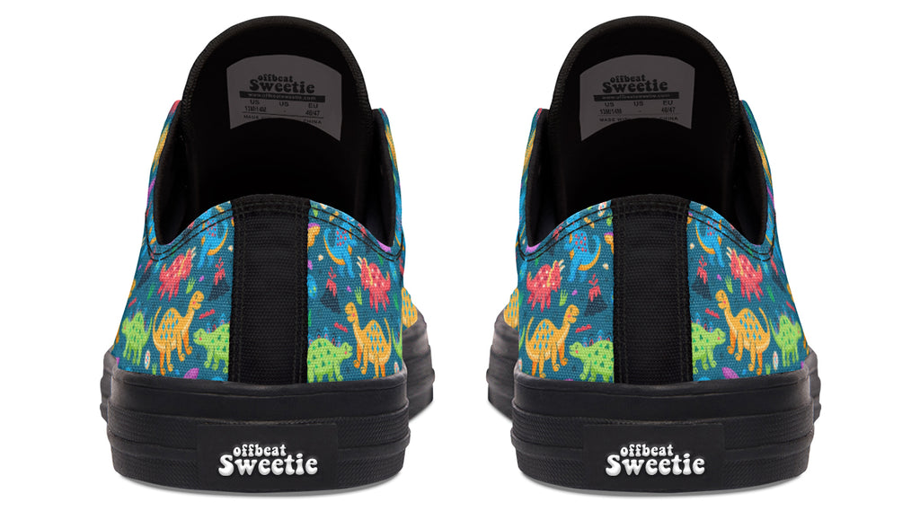 Dinosaur Friends Low Tops - Offbeat Sweetie