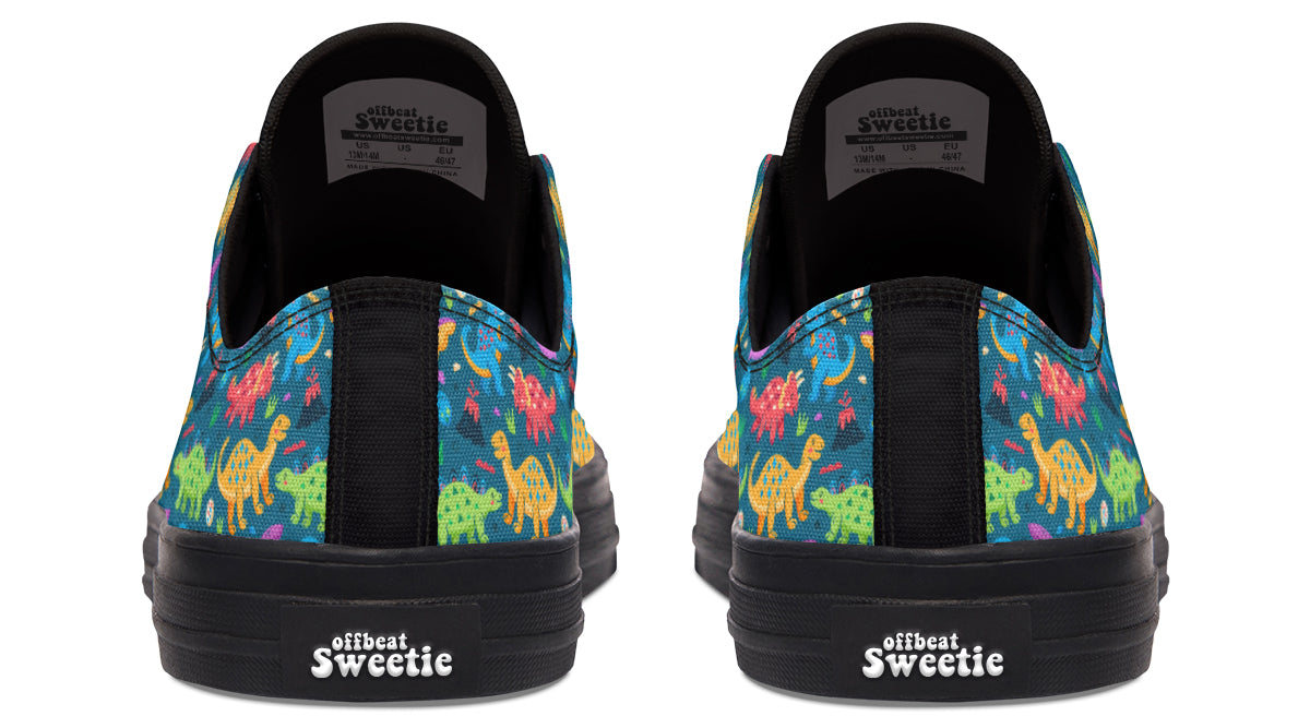 Dinosaur Friends Low Tops - Offbeat Sweetie