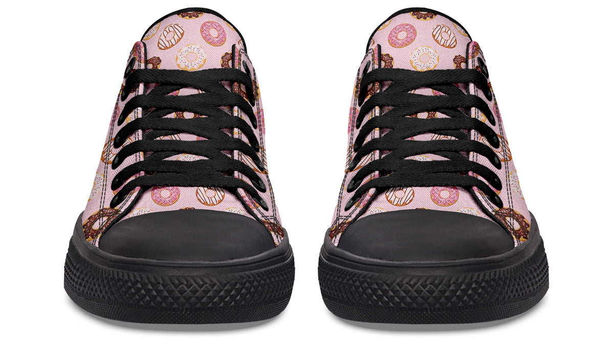 Donut Stop Me Now Low Tops - Offbeat Sweetie
