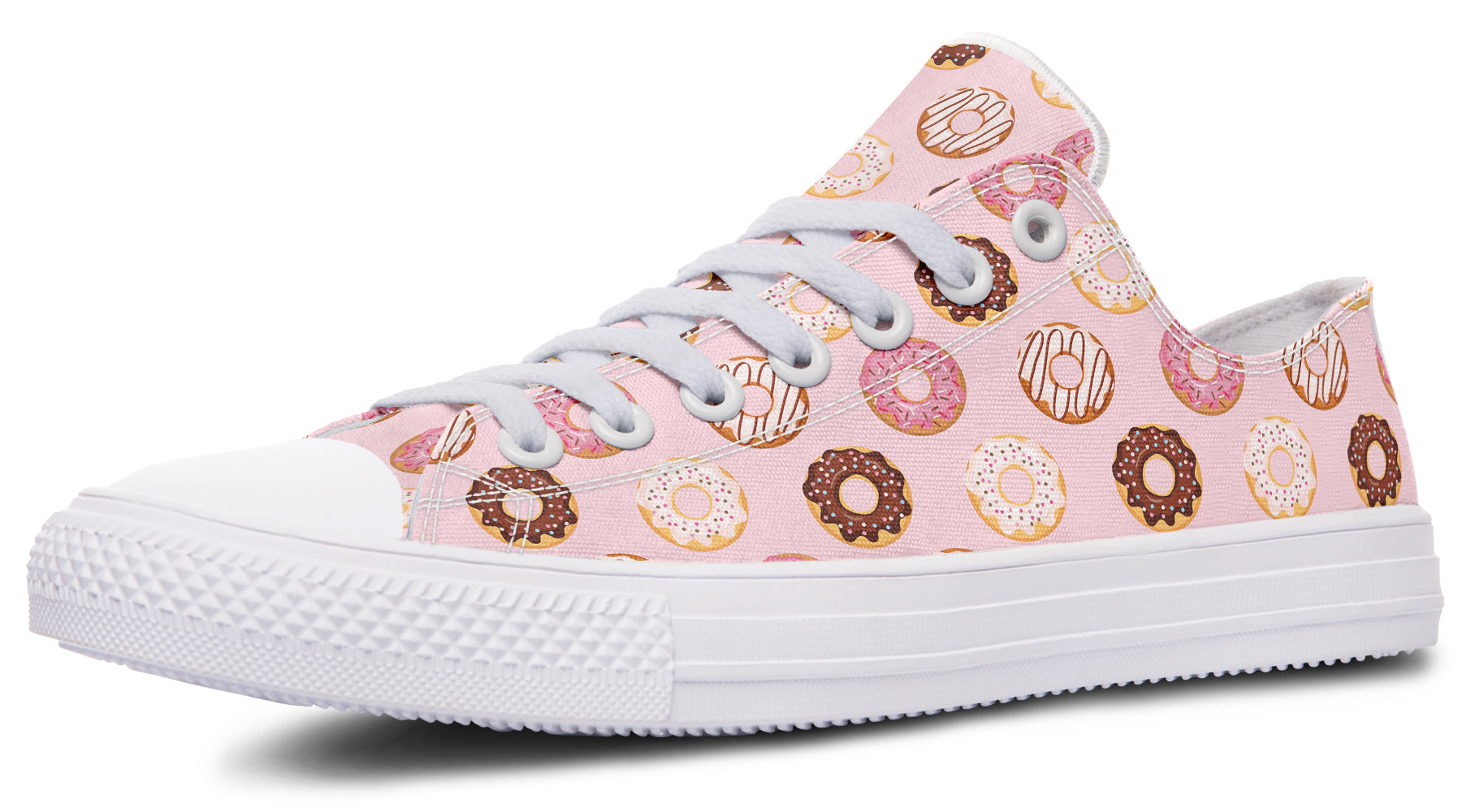 Donut Stop Me Now Low Tops - Offbeat Sweetie