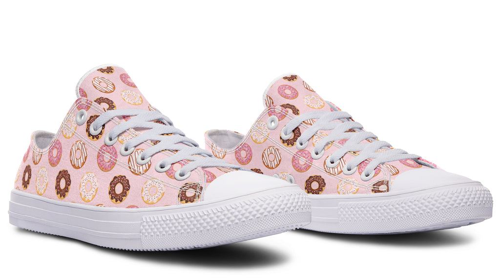 Donut Stop Me Now Low Tops - Offbeat Sweetie