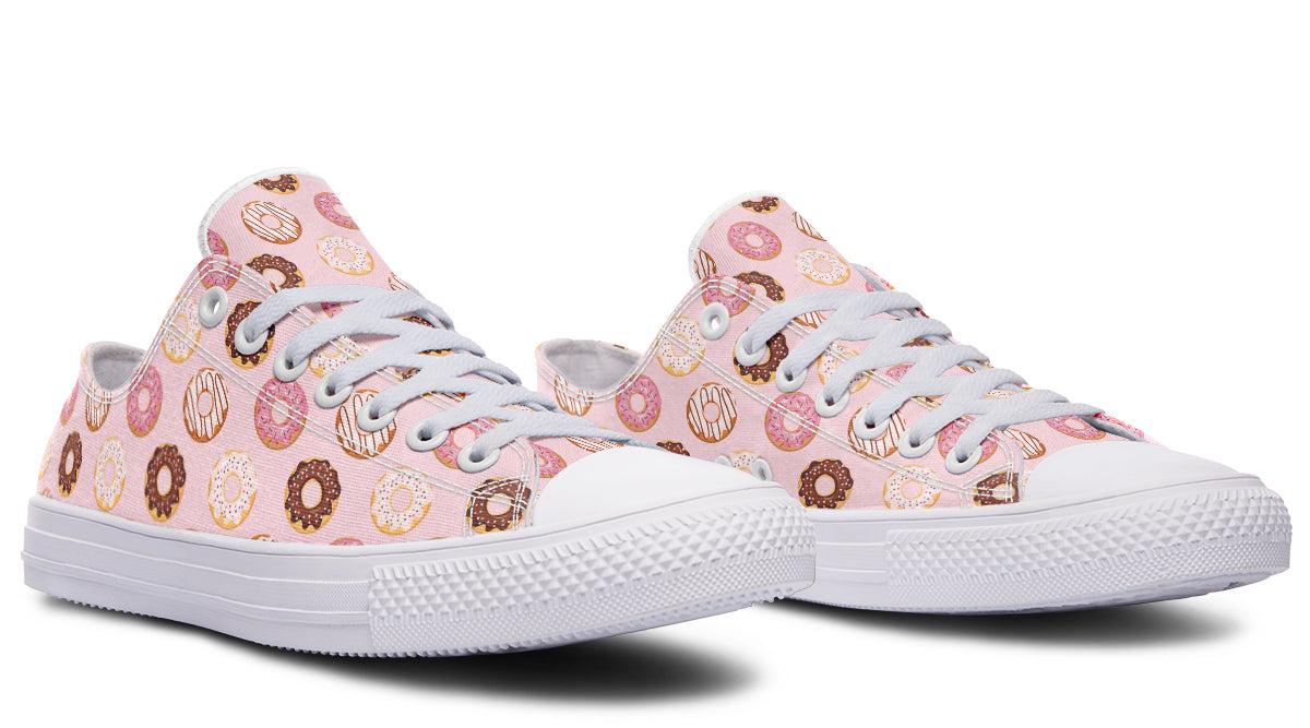 Donut Stop Me Now Low Tops - Offbeat Sweetie