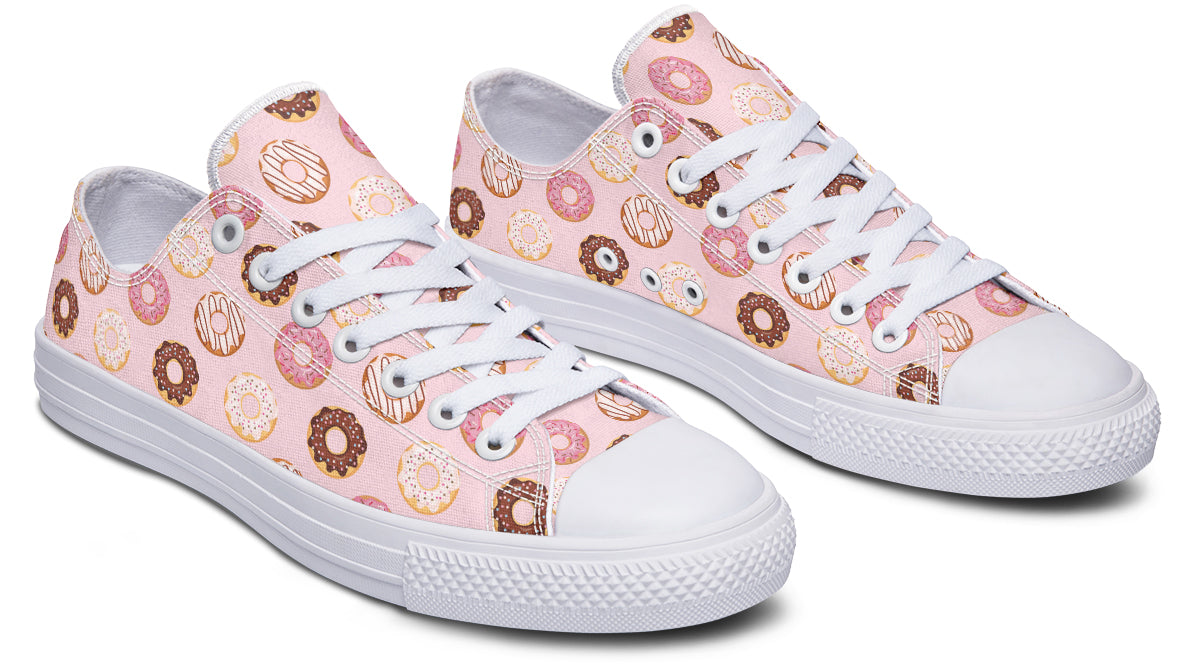Donut Stop Me Now Low Tops - Offbeat Sweetie