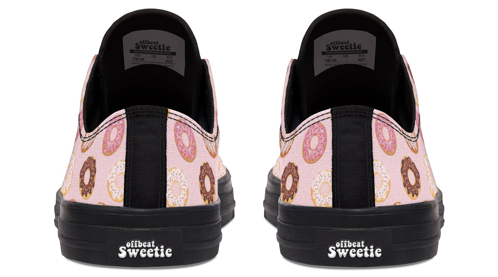 Donut Stop Me Now Low Tops - Offbeat Sweetie