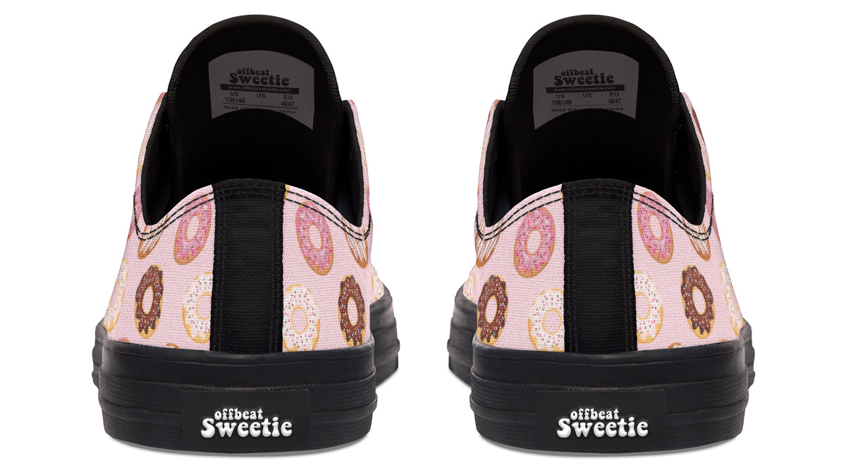 Donut Stop Me Now Low Tops - Offbeat Sweetie